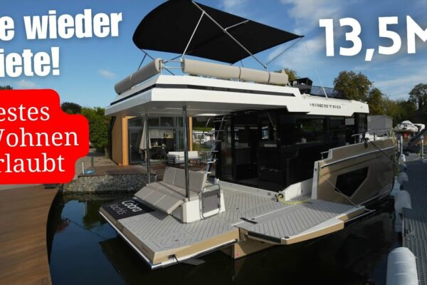 13.5m Tinyhouse real 3ZKB preț al unei caravane! TRAIȚI STRÂNS! Cobra Yachts Maestro (reclamă)