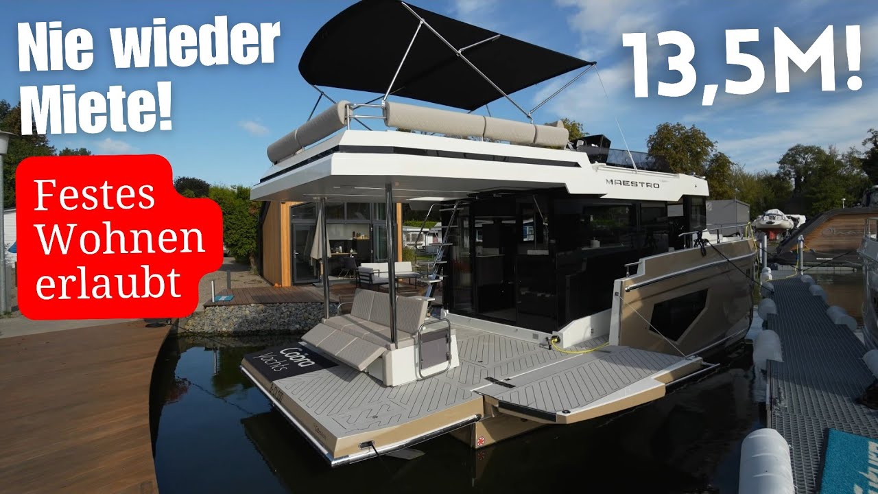 13.5m Tinyhouse real 3ZKB preț al unei caravane! TRAIȚI STRÂNS! Cobra Yachts Maestro (reclamă)