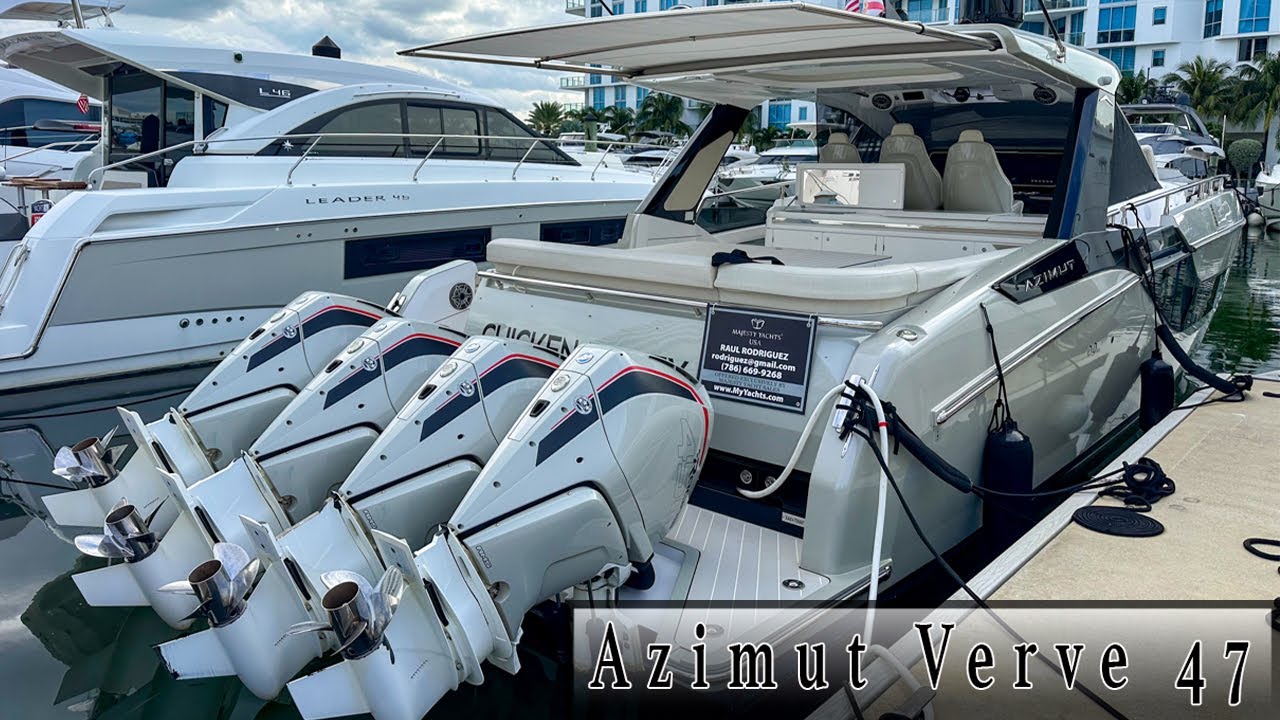 De vânzare: Azimut Verve 47 – Iahtul de performanță de lux suprem! #azimut #azimutyachts