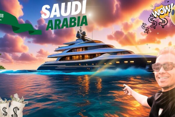În interiorul clubului de iaht de lux al Arabiei Saudite! 🇸🇦