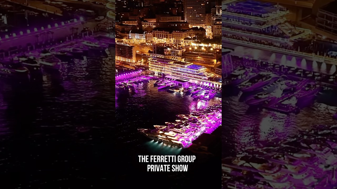 Show-ul privat al grupului Ferretti #yachtlife #dreamyacht #yachting