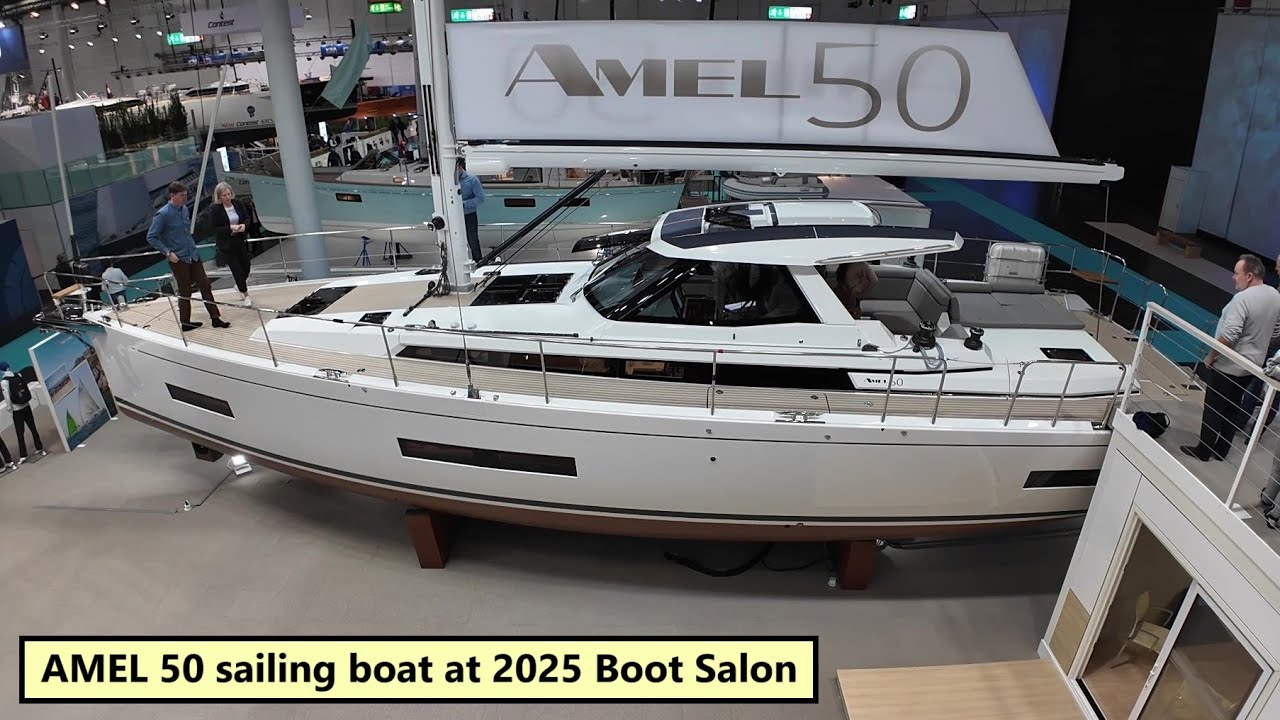 Amel 50 Sailing Boat Edition 2025 la Boot Dusseldorf Salon