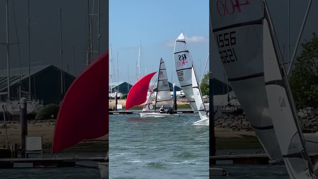 Rs400s în acțiune: Windy Solent Training Adventure From the Hamble!