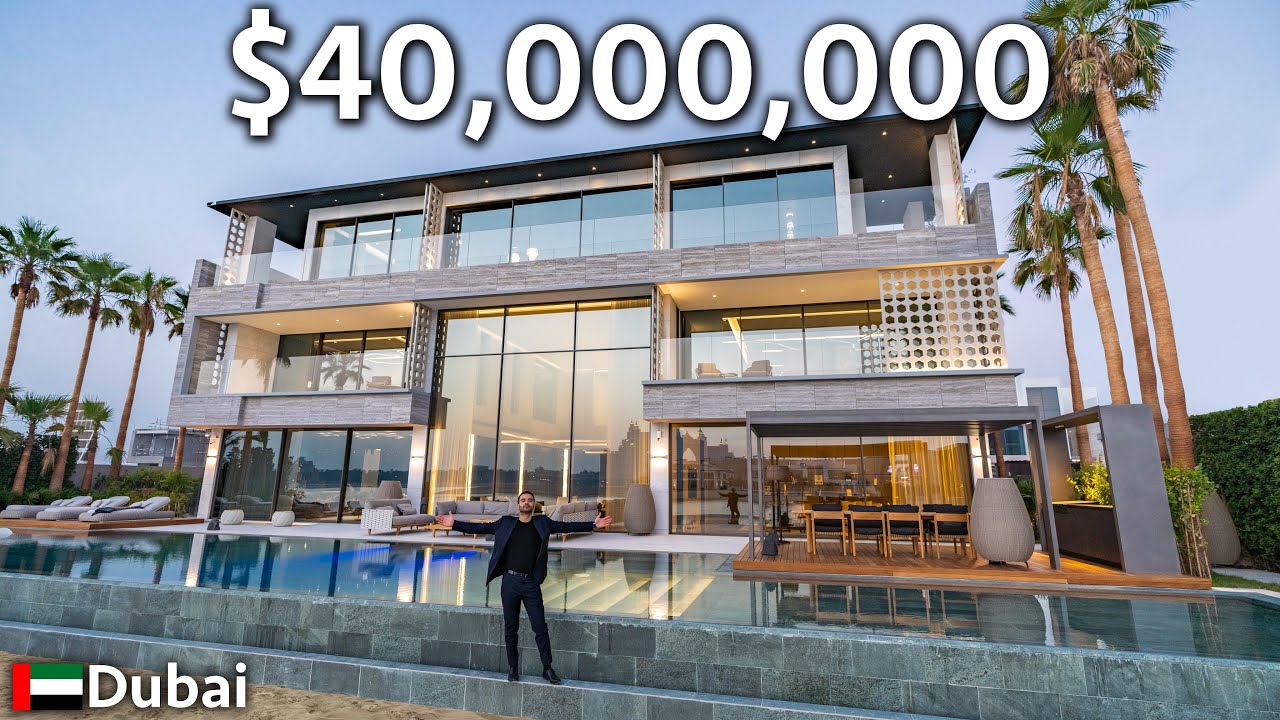 Tourând un conac Dubai de 40.000.000 USD cu garaj subacvatic