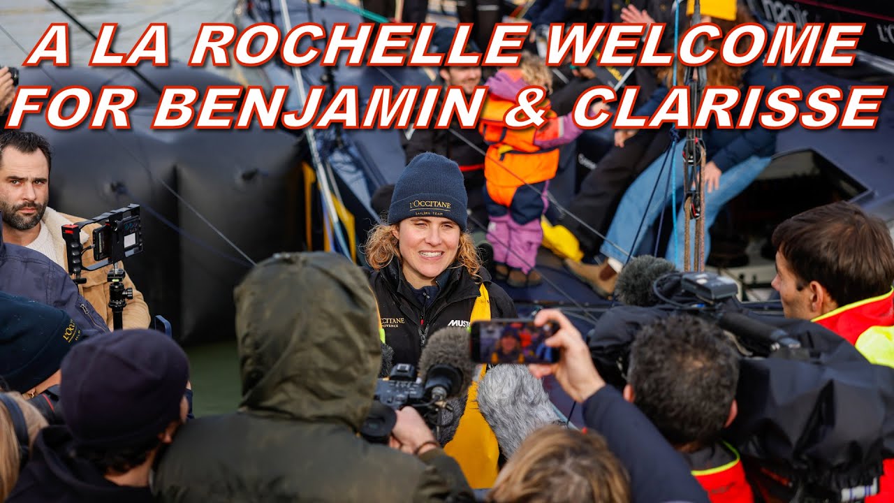 Vendée Globe Marți, 28 ianuarie Actualizare - Un la Rochelle Bine ați venit pentru Benjamin și Clarisse