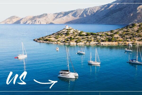 Catamaran navigând vlog- Vino navigând în Grecia cu noi!