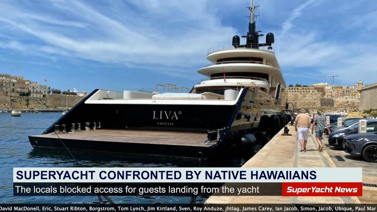 Hawaiienii autohtoni se confruntă cu miliardarul pe HOS 250 milioane de dolari Yacht | Clipuri sy