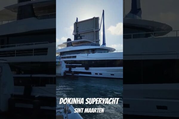 Superyacht Dokinha navighează în Sint Maarten #superyacht #yacht