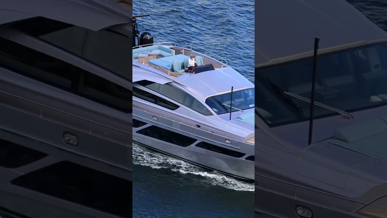 Pershing 9x în Miami #yachting