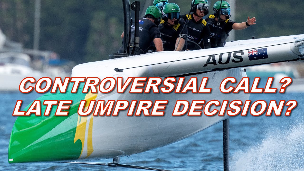 Sailgp: apel controversat? Decizia de arbitru târziu?