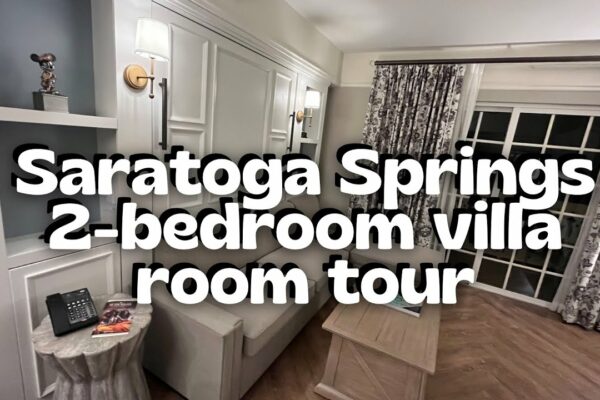 Disney's Saratoga Springs Tur Villa cu 2 dormitoare | Secțiunea de tribună 2023 | Clubul de vacanță Disney