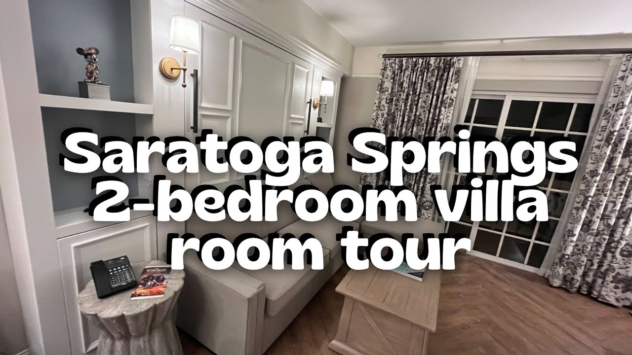 Disney's Saratoga Springs Tur Villa cu 2 dormitoare | Secțiunea de tribună 2023 | Clubul de vacanță Disney
