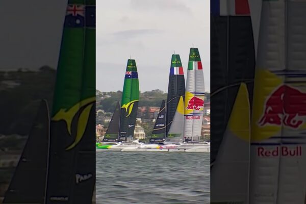 Tragerea la funcție de genul acesta 🤣 #sailgp #sailing #RAcing