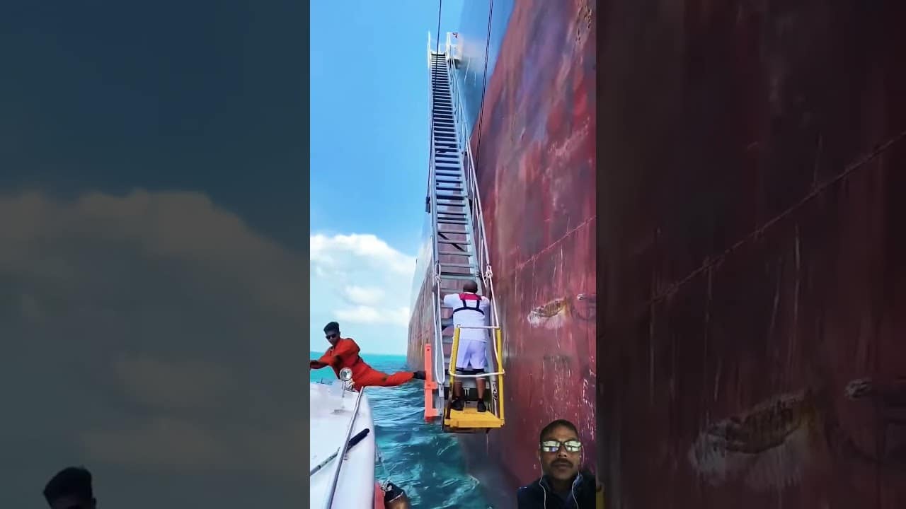 Stairway to Heaven #ship #Automobile #Offshore #Sailing #Ocean #Viralshort #Oceanship