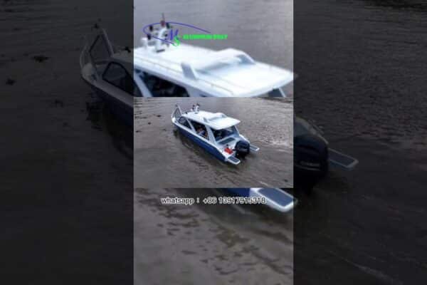 9.58m lungime și 2,4 m lățime 1,28m barca de viteză din aluminiu profund. | MS Shipbuilding
