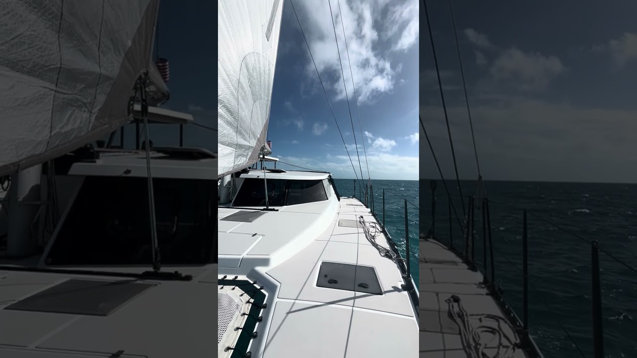 10 secunde de seninătate: Vision 444 Navigare pe Bahama Bank - #Sailing #Vision444 #serenity