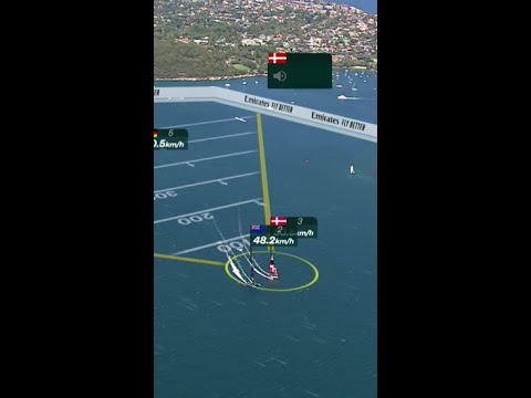 Carnage absolută pe portul Sydney pentru @sailgpden 🥵 #sailgp #sydneyysgp