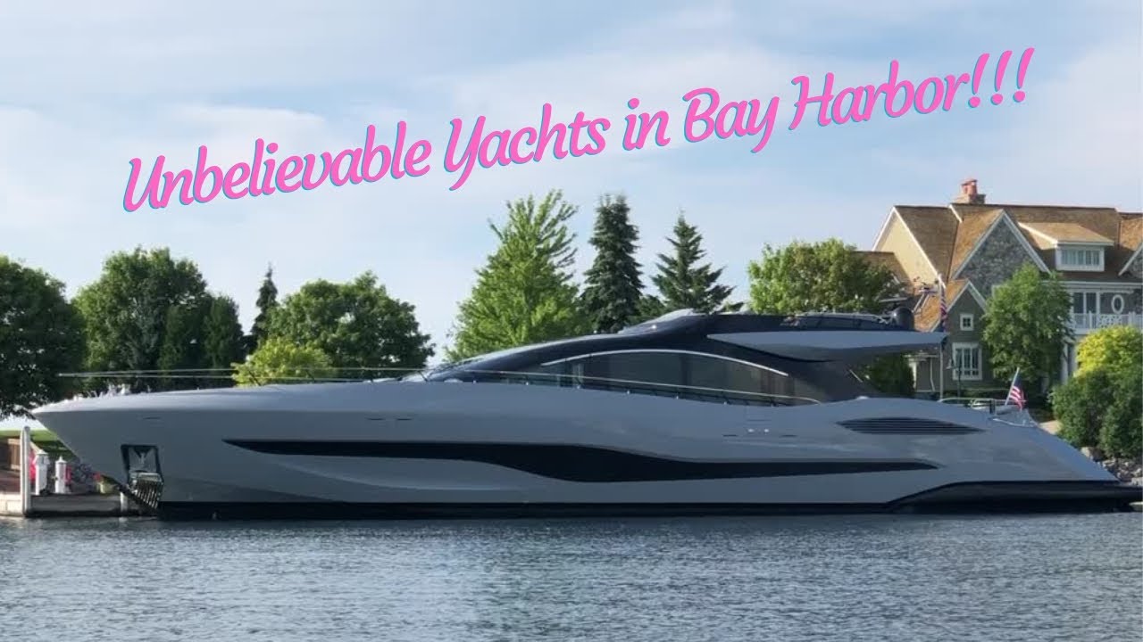 Yachts și case incredibile din Bay Harbour, Lacul Michigan!