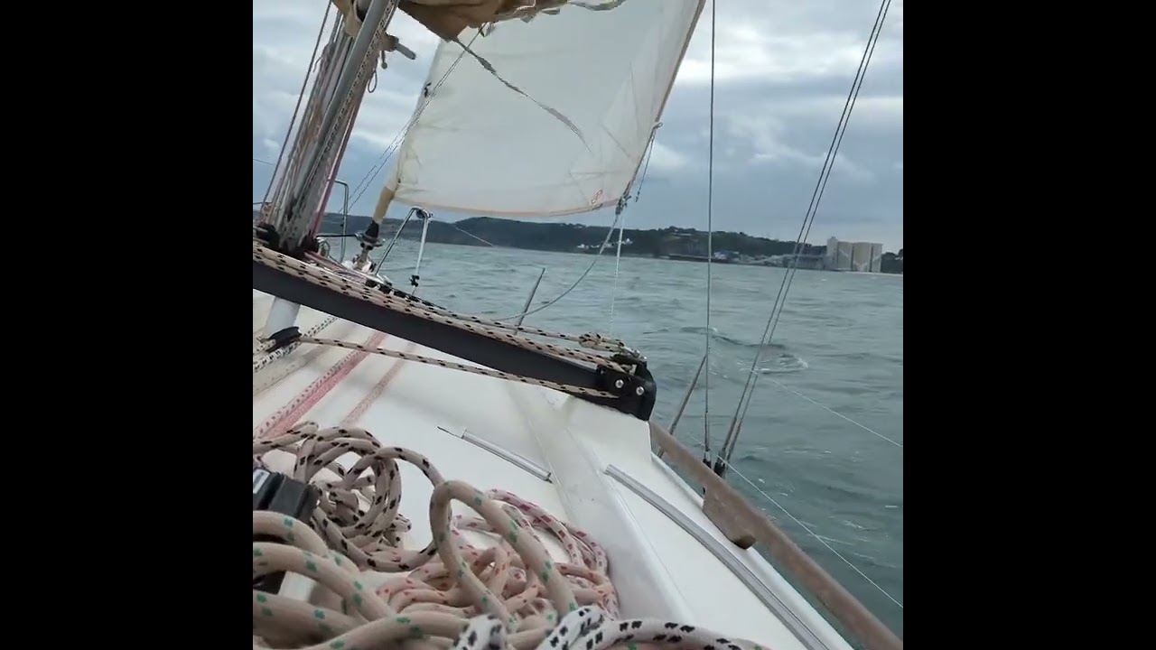 Navigarea râului Tagus în apropiere de Lisabona #WestCoastLisBonSailing