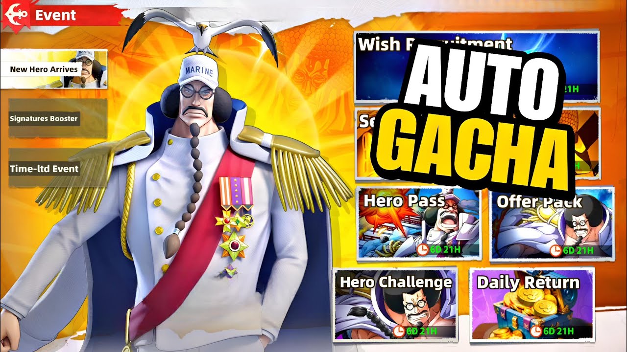 În cele din urmă, Sengoku a lansat testul de îndemânare Gacha & Ultimate - Op Sailing Kingdom