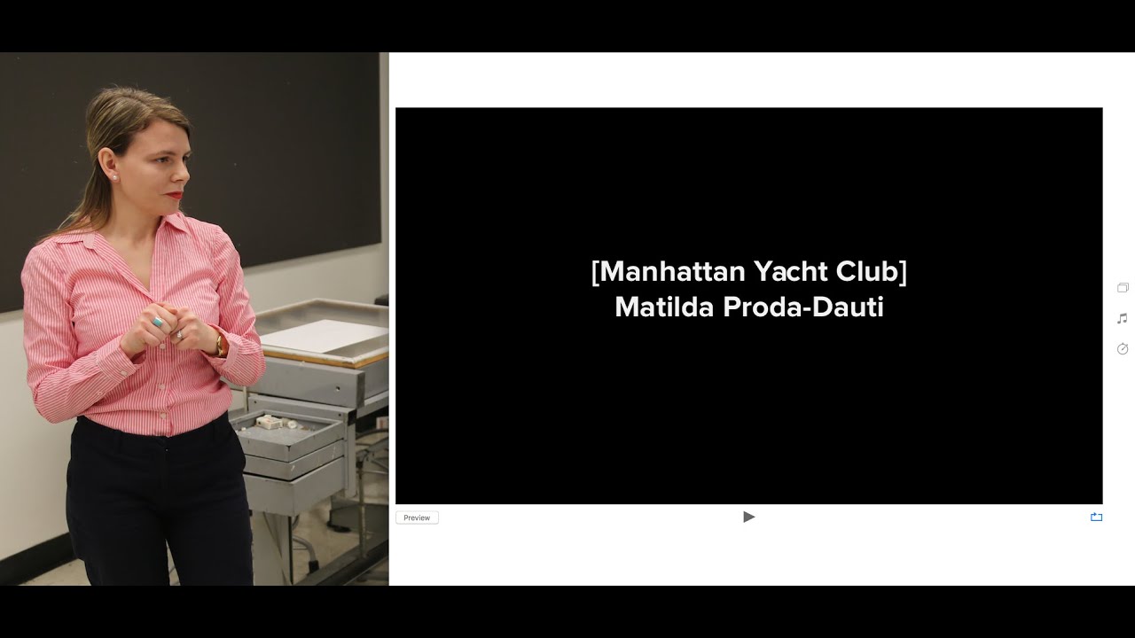 Matilda Sauta -Dauta - Manhattan Yacht Club