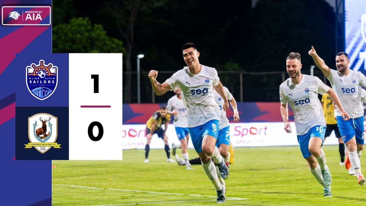 Marinarii merg cu nouă puncte clare în partea de sus! | 2024/25 SPL: Lion City Sailors vs BG Tampines Rovers