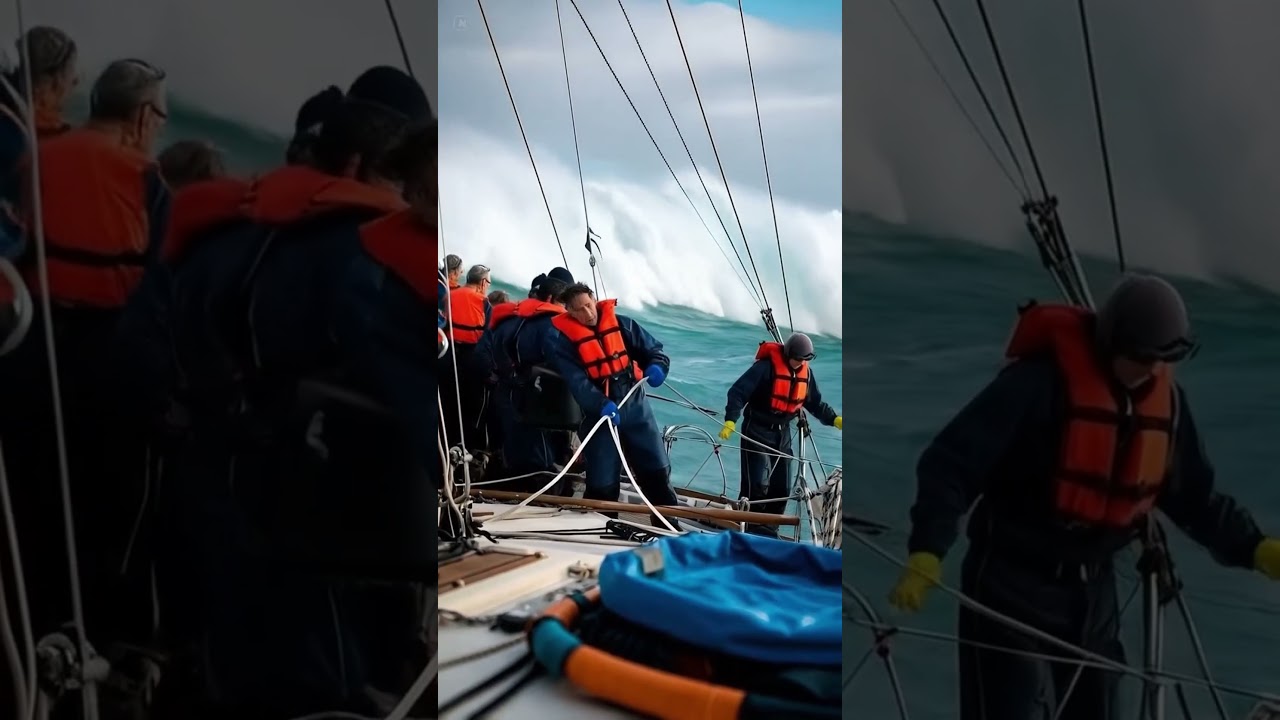 Pentru a atenua riscurile atunci când navigați în astfel de condiții #OceanPower #epicWaves #Ocean