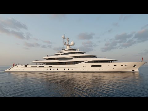 Proiect Tanzanit: un superyacht de 120 de metri de AMELS | Viitorul iahturii de lux (2025)