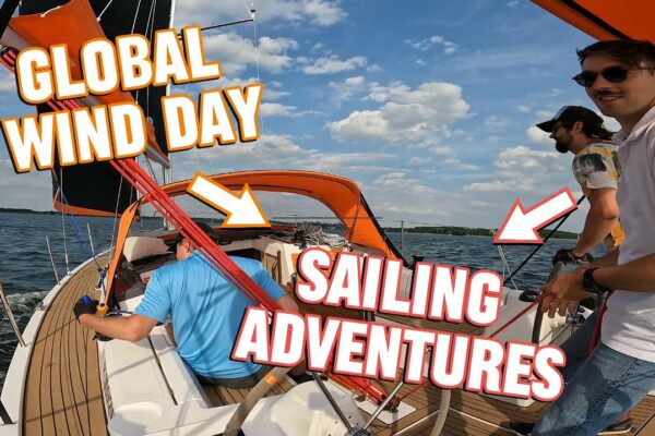 Vânt, libertate și vele - Aventuri Global Wind Day! Navigând cu un nou yacht maxus'34