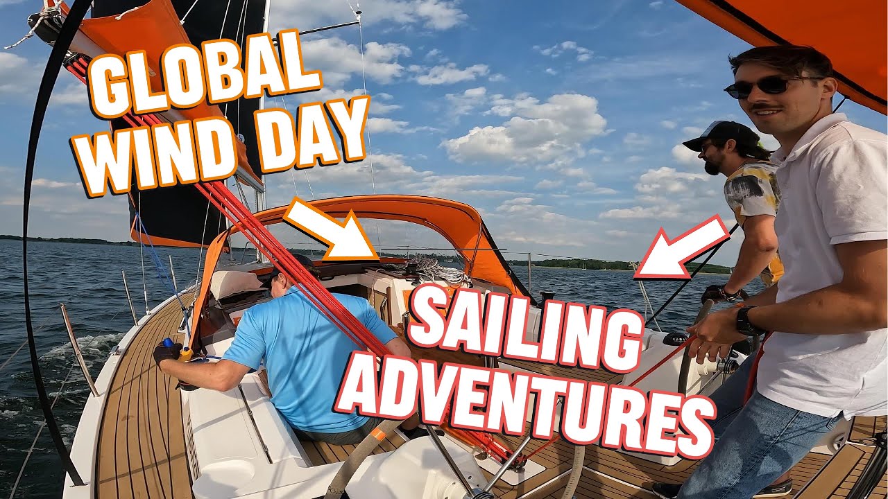 Vânt, libertate și vele - Aventuri Global Wind Day! Navigând cu un nou yacht maxus'34