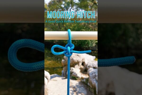 Un nod temporar cu eliberare rapidă | Hitch de acostare #knot #Boating #sailing #camping
