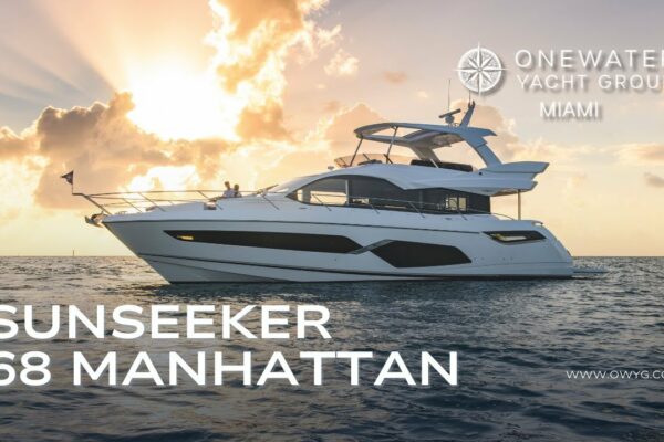Sunseeker 68 Manhattan | @Sunseekerintl The Ultimate Flybridge Yacht | Onewater Miami