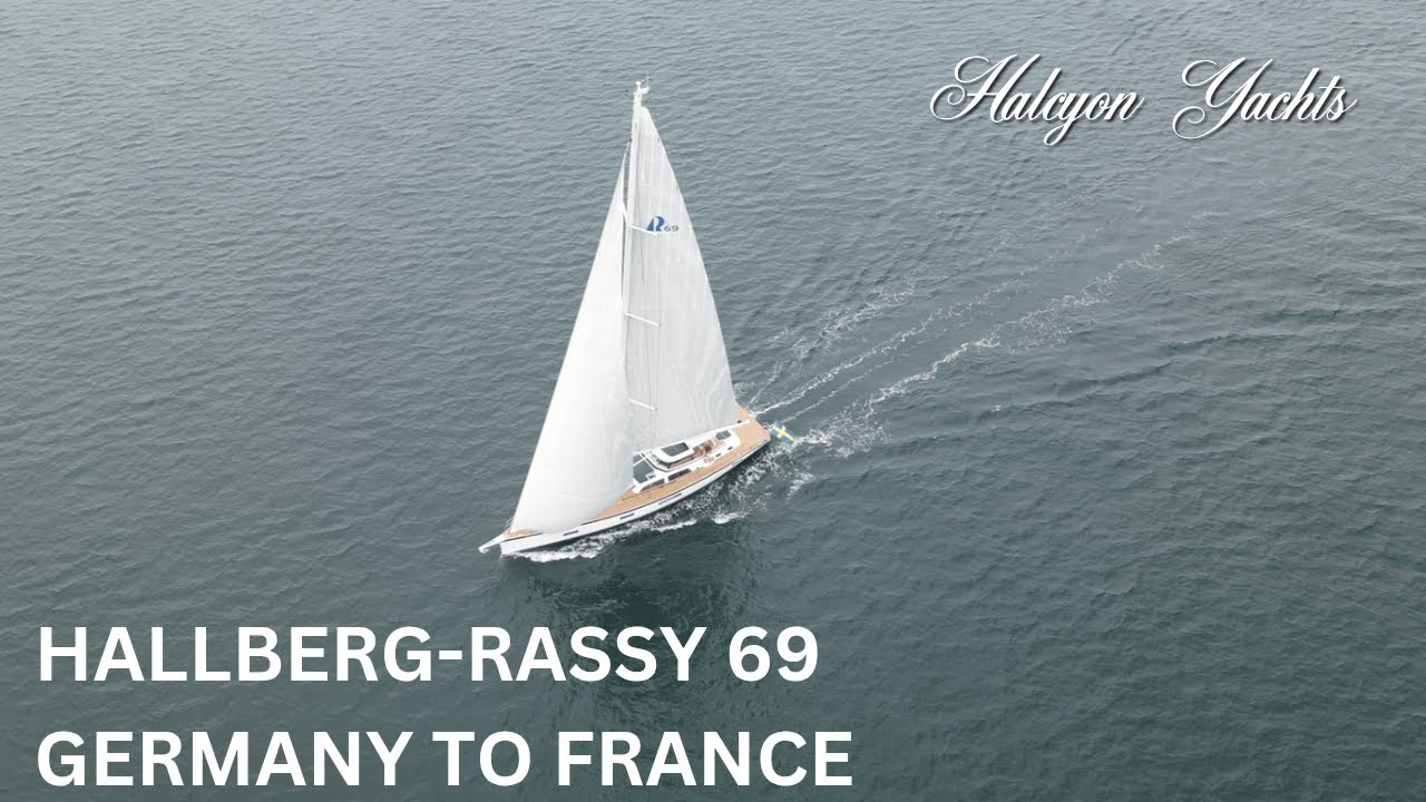 Hallberg-Rassy 69. Cel mai mare iaht construit vreodată de Hallberg-Rassy. O livrare uimitoare în Franța!