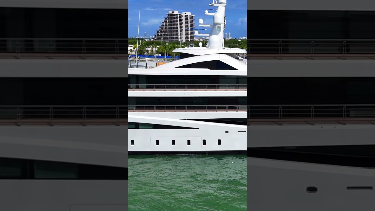 Superyacht Marina în Miami #yachting #yachtway #boat #Boating