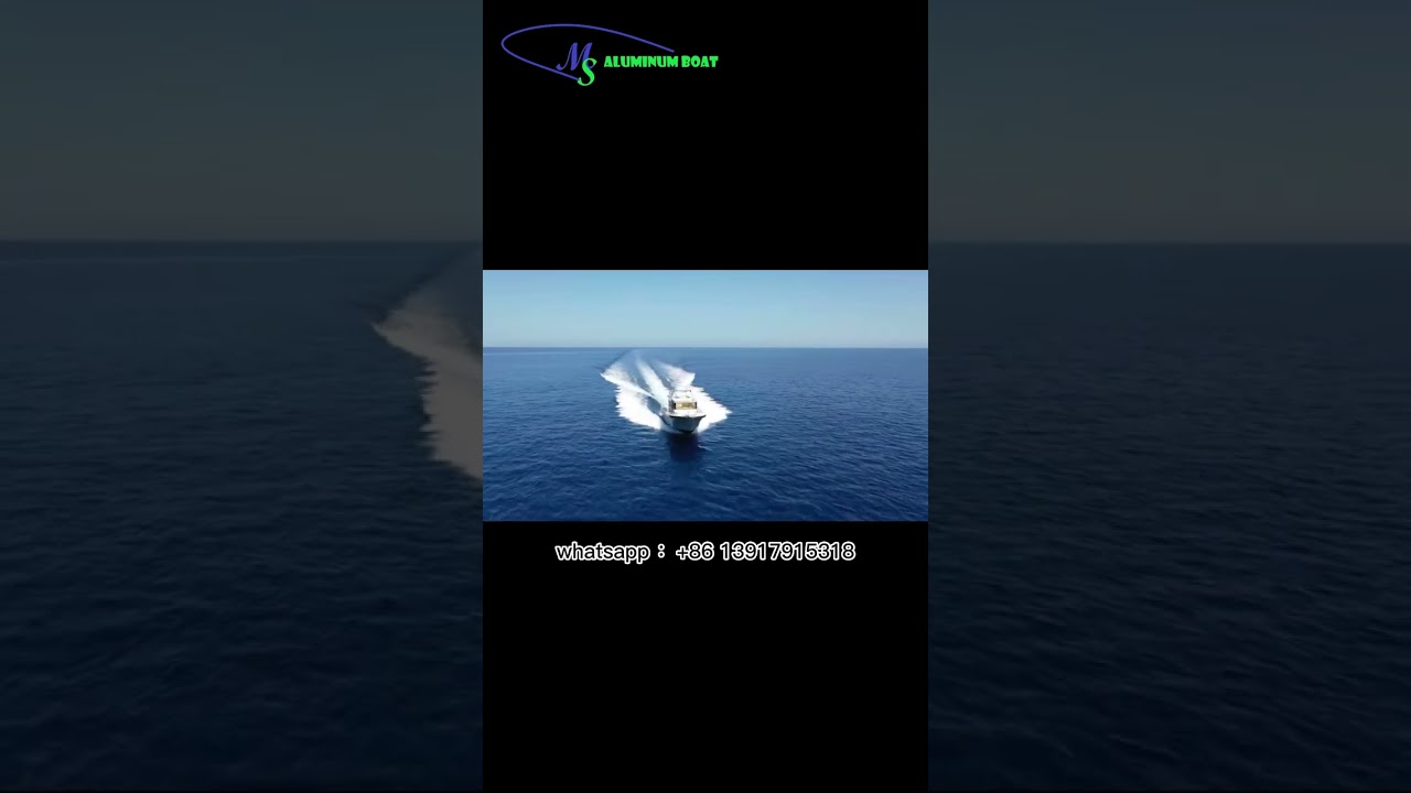 Barcă de pescuit din aliaj din aluminiu, iaht importat. | MS Shipbuilding