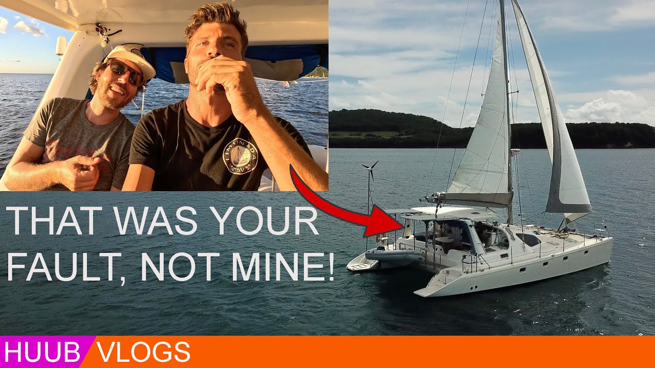 Testarea catamaranului meu deteriorat de uragan (cu @samholmesailing)