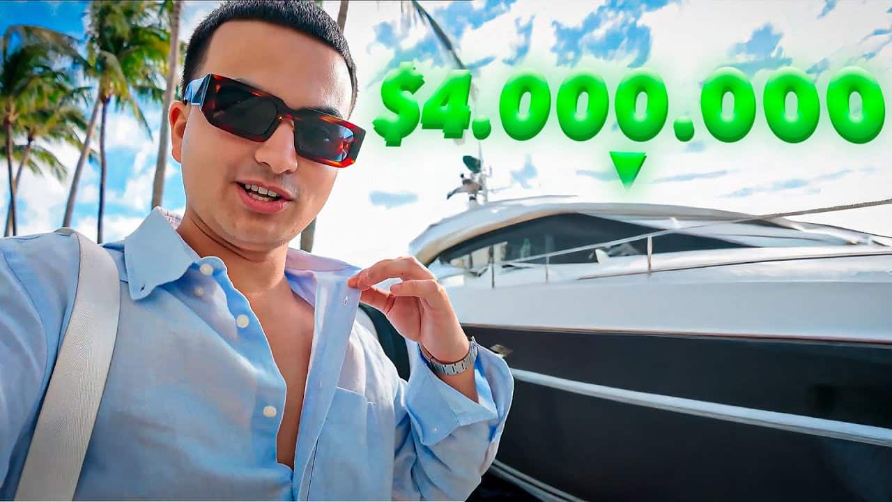 Într -o zi pe iahtul de lux din Miami Vice!