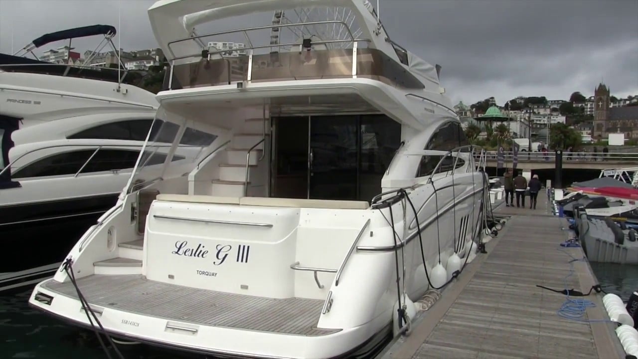 Prințesa 50 MKIII cu barca folosită | Barca cu motor și yachting