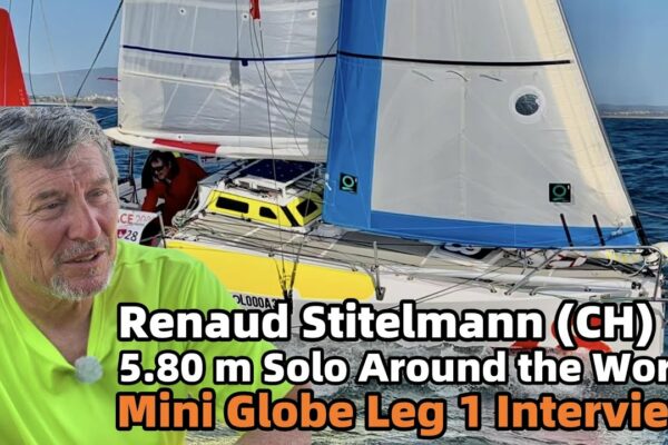 5,8 m Placaj construit de casă navigați solo în întreaga lume: Renaud Stitelmann's MGR Leg 1 Interviu