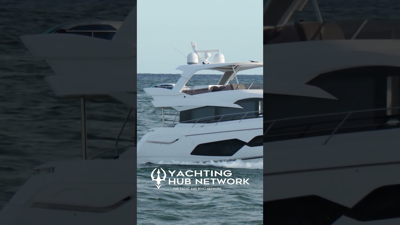 Sunseeker în Miami Beach #yacht #yachting #boat #Boating
