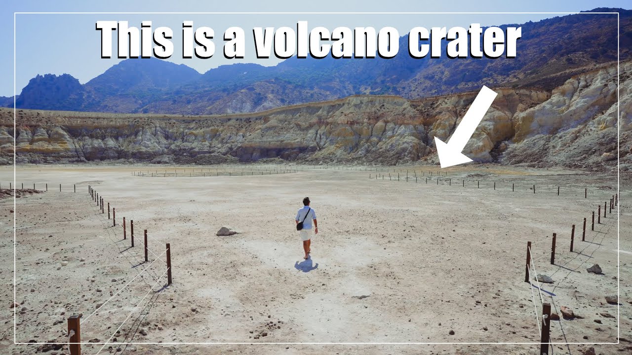 „This is Crazy”- Mers pe un crater de vulcan și explorarea acestei insule grecești despre care nu ai auzit niciodată