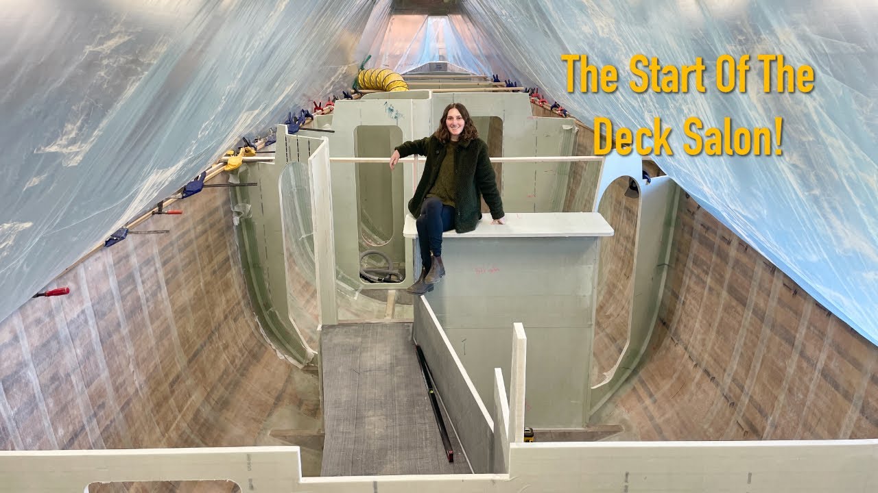 Adăugarea unui al doilea etaj la barca noastră cu pânze - începe construirea salonului de punte - EP. 434 Ran Nailing