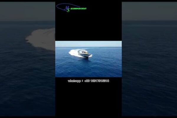 Barcă de pescuit din aliaj din aluminiu pentru export! Aspect frumos. | MS Shipbuilding