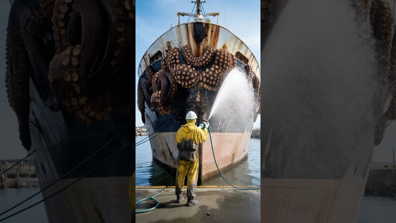 Viață nouă pentru vechile nave uitate! Spălând tentacule și alge marine! #SeAlife