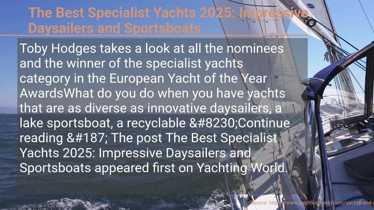 Yachting World (vineri, 14 mar 2025 06:00)