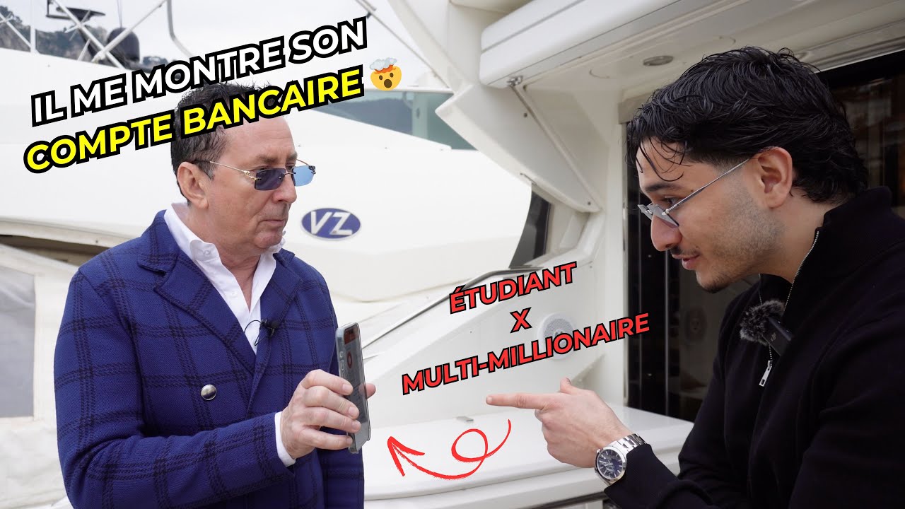 După rulourile lui ... El mă face să urc pe iahtul lui!