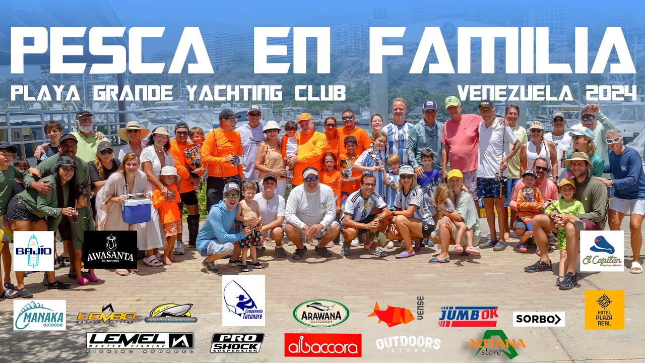 Pescuit de mal în Playa Grande Yachting Club/ Edo.LA Guaira Venezuela/ Ziua Tatălui 2024