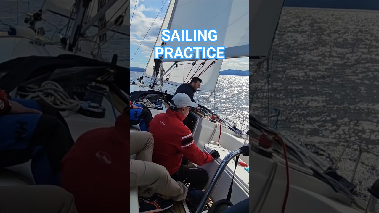 Ziua completă de practică de navigație cu condiții perfecte #sailingschool #sailing #bavaria44