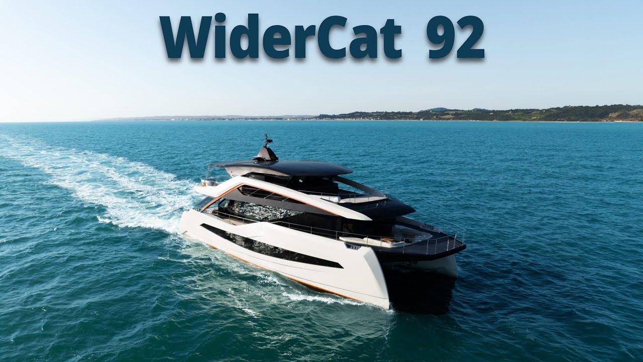 Explorarea Widercat 92: Catamaranul de lux cu energie solară