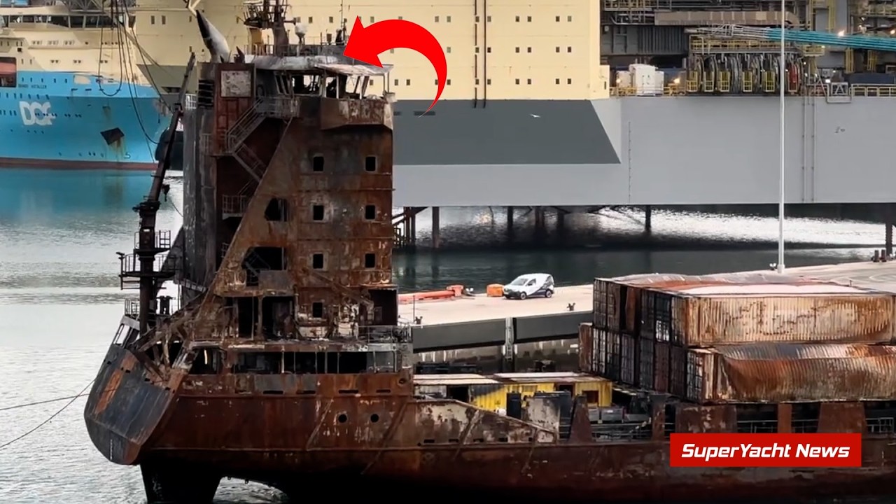 Epava de Solong ajunge în Scoția | MV Solong